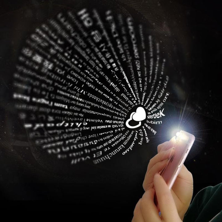 I Love You in 100 Languages Necklaces - With Long Lasting Preserved Rose - To My Love