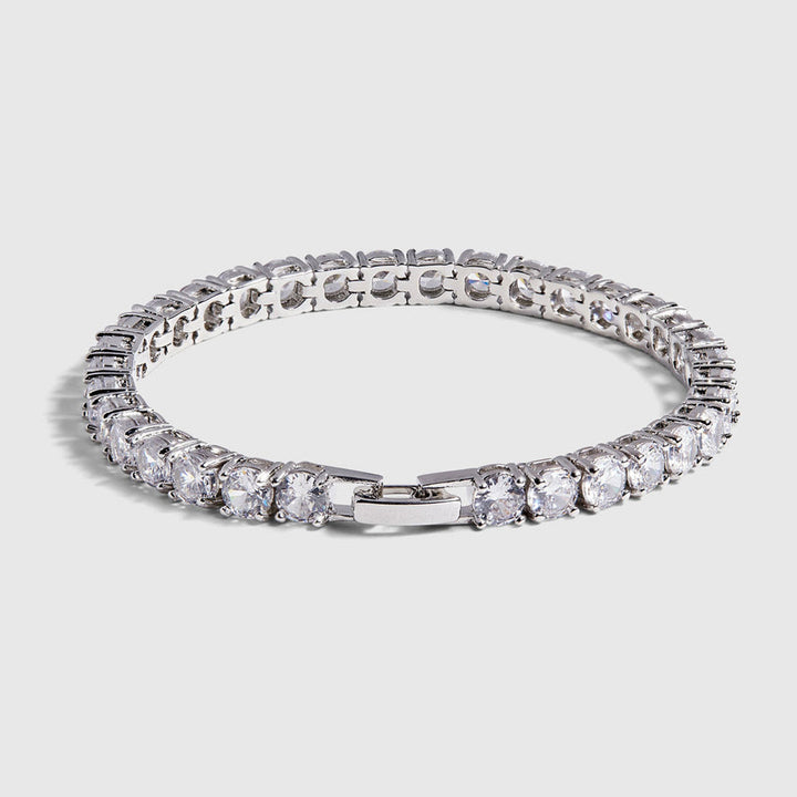 Tennis Pure 14k White Gold Bracelet