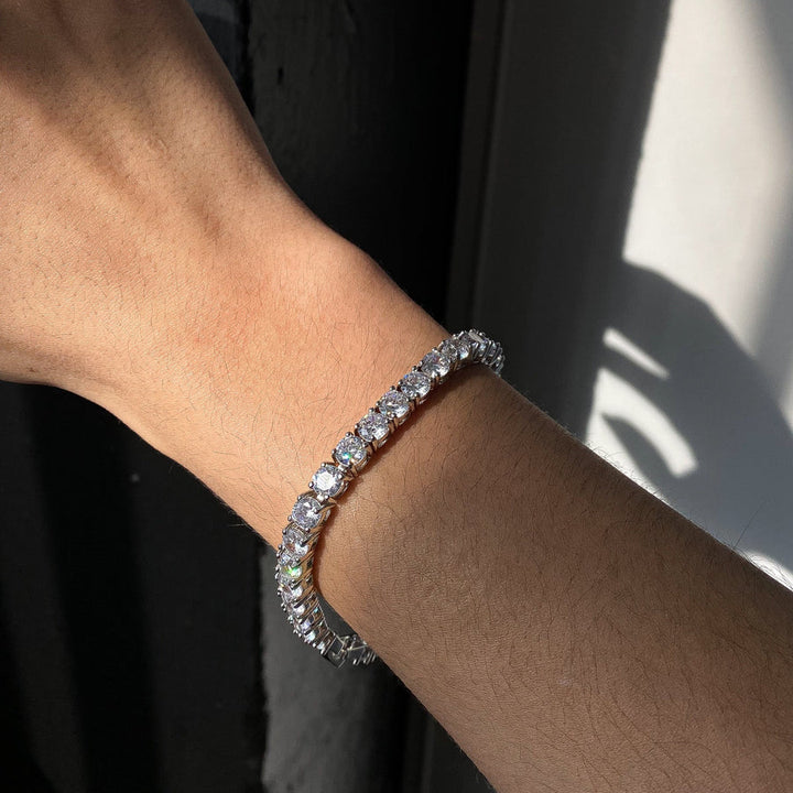 Tennis Pure 14k White Gold Bracelet