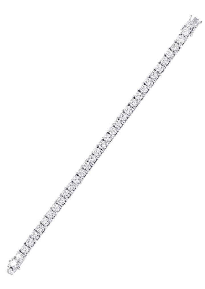 Tennis Pure 14k White Gold Bracelet