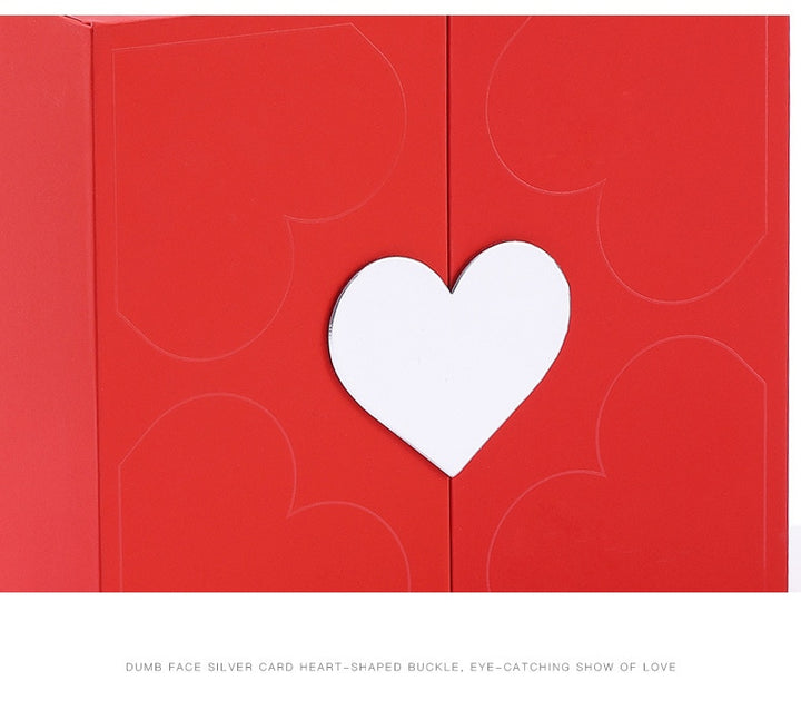 I Love You in 100 Languages Necklaces - With Long Lasting Preserved Rose - To My Love