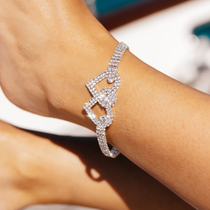 Heart X Heart Ankle Bracelet