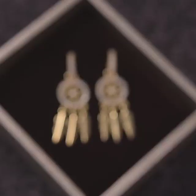 Dreamcatcher 14k Solid Gold Earrings
