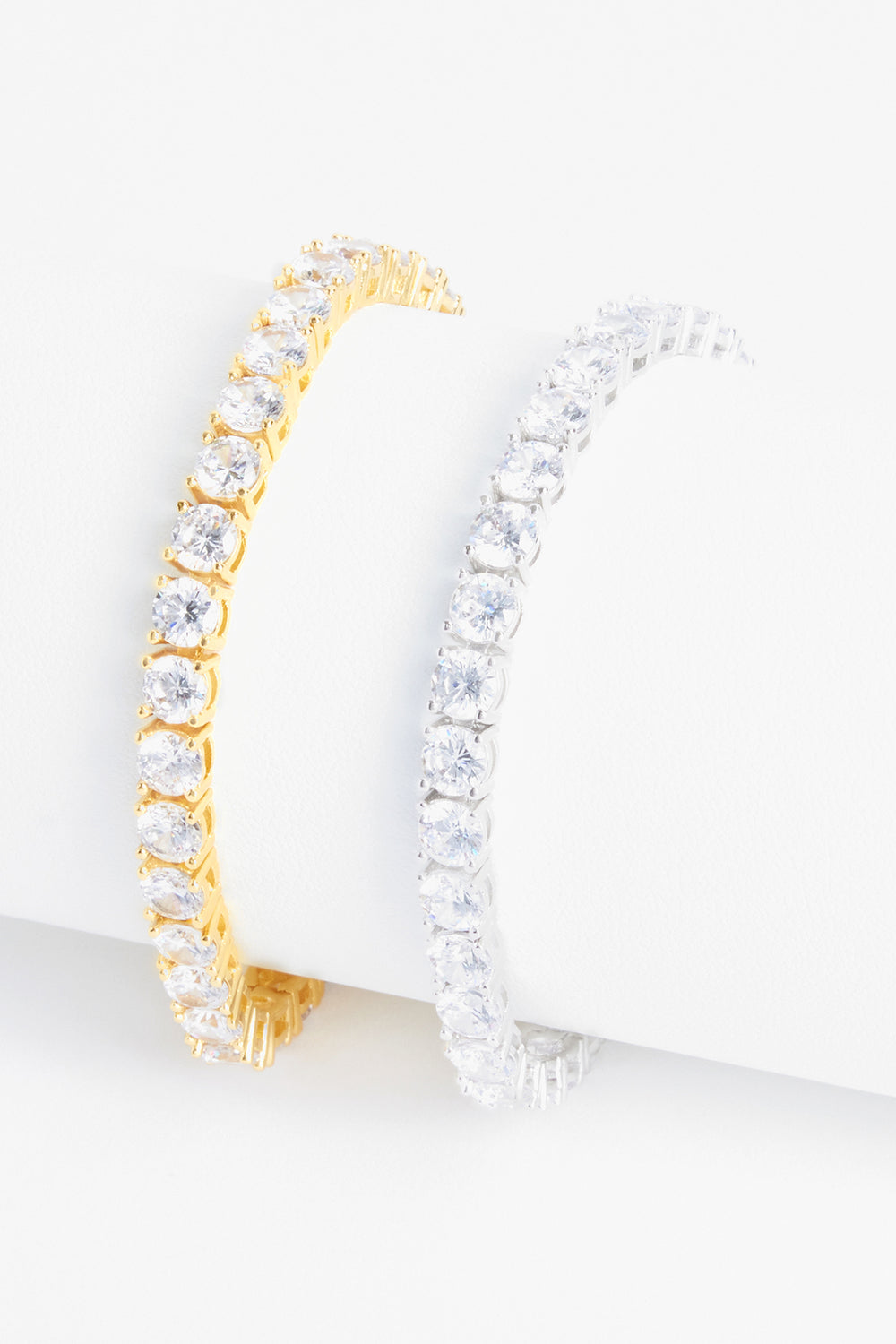 Tennis Pure 14k White Gold Bracelet