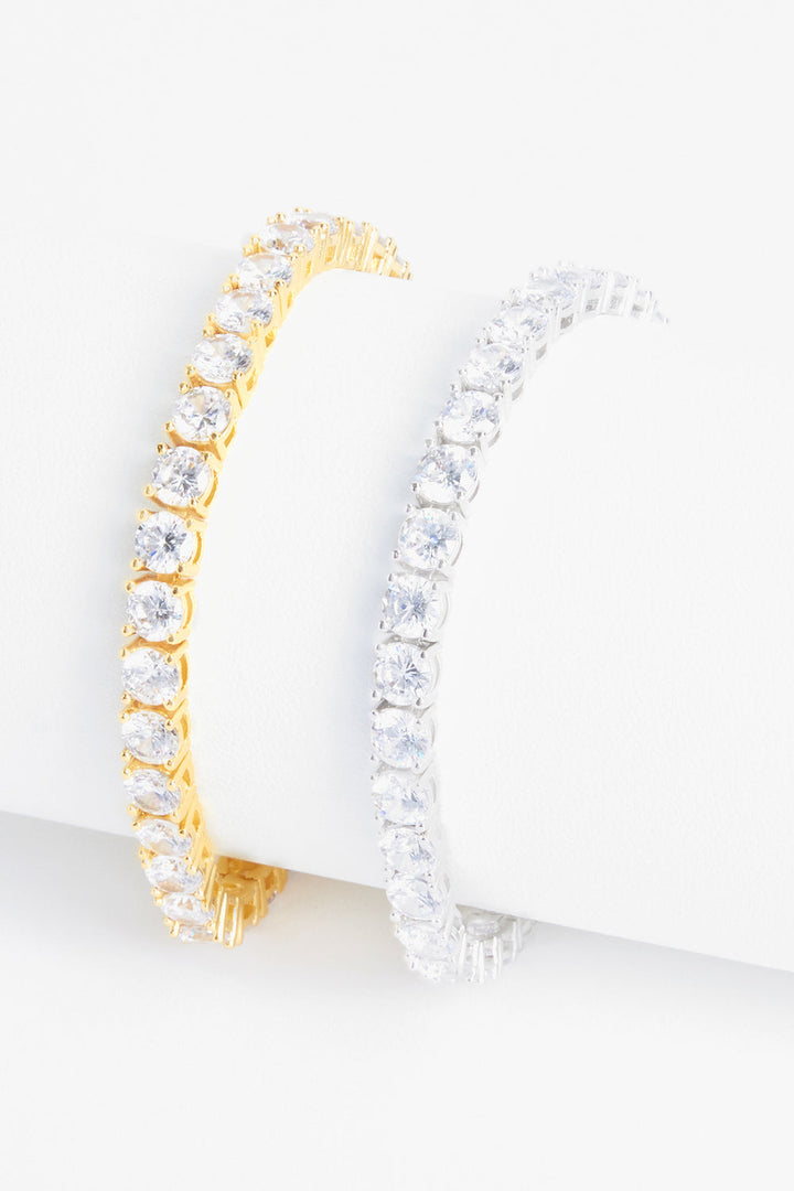 Tennis Pure 14k White Gold Bracelet