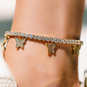 Butterfly Tennis Anklet