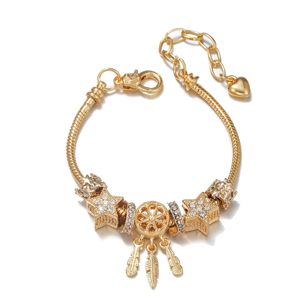 Dreamcatcher Charm Bracelet'